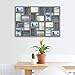 HELLO LAURA 4×6 Collage Picture Frames,24 Opening Photo Collage Frame for Wall Decor,Multi Family Photo for Gallery Decor, Hanging Display - Grey