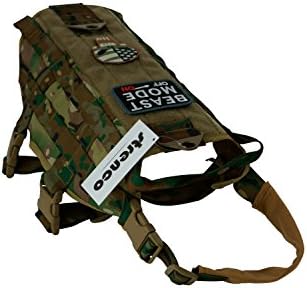 Strenco Tactical Training Dog Vest Harness (`Brown, Small)