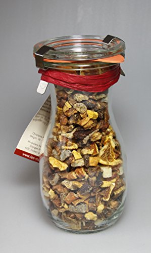 Tee im Glas - Früchtetee - "Birne Ingwer" in einer Weck® Flasche - 120 g Tee – Bild 3