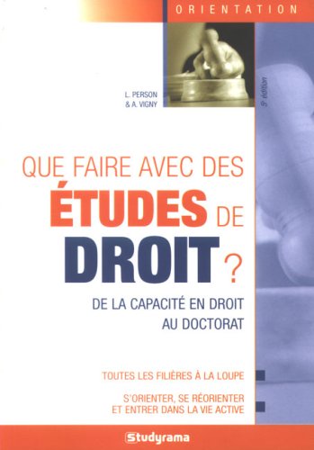 Que faire avec des études de droit ?