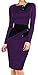 Colyanda Women's Vintage Wear To Work Cap Sleeve Business Pencil Sheath Dress