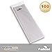 PMLAND 100 Sheets White Tissue Wrapping Paper Bulk 20 x 15 Inches for Gift Favor Bags Boxes Flowers Packaging Crafts DIY Art Projects and Party Decorations