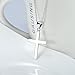 POPLYKE Cross Necklace Sterling Silver Pendant for Men Women (18)