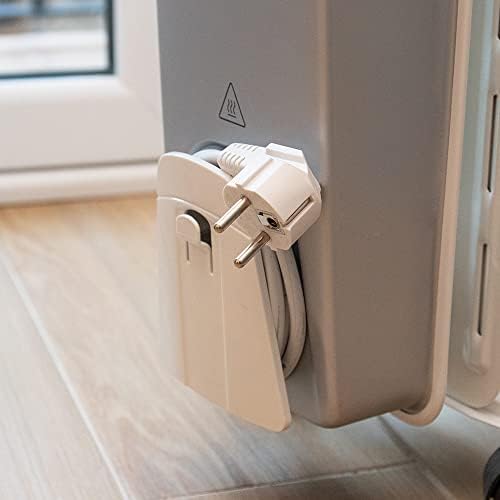 Radiador elétrico de óleo ReadyWarm 7000 Space 360. 7 módulos, baixo consumo, 1500 W, 3 níveis, armazenamento de cabos, tecnologia 360, sistema de segurança, 18 m2