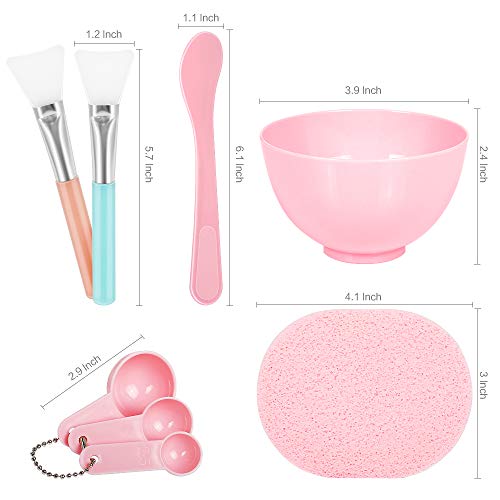Facemask Mixing Tool Sets, Teenitor DIY Face Mask Mixing Bowl Set