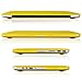 TOP CASE - 2 in 1 Signature Bundle Rubberized Hard Case Compatible MacBook Pro 13.3
