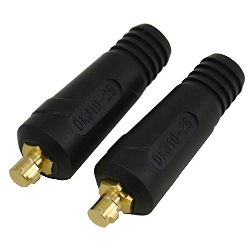 TIG Welding Cable Panel Connector-plug DKJ10-25 200Amp Dinse Quick Fitting 2pk