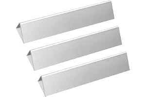 GasSaf 15.3 inch Flavorizer Bars Replacement for Weber 7635 Spirit 200 Series, Spirit E-210, S-210, E-220, S-220(2013-2016), 3-Pack 304 Stainless Steel Durable Flavor Bars(15.3"L x3.5"W x2.5"H)