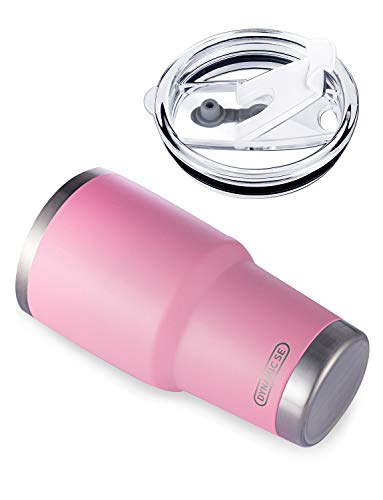 DYNAMIC SE 30oz Tumbler Double Wall Stainless Steel Vacuum Insulated Travel Mug with Splash-Proof Lid Metal Straw and Brush - Thumbnail 6