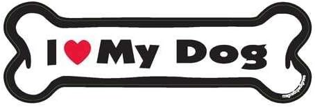7" Dog Bone Magnet - Works Great on Cars, Refrigerators, Mailboxes and More (...
