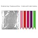 Kolewo4ever 20 Pack 30x44inches Clear Basket Bags Pull Bow Set 10 Packaging Bags Cello Cellophane Wrap 10 Ribbon Bows For Easter