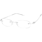 Scojo New York Gels Original Blue Light Reading Glasses, Handmade Scratch Resistant Readers for Women and Men