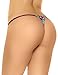 Laura Women's Seamless Thong Abstract Prints Adjustable Sides