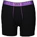 Saxx Men's Fiesta Boxer, Purple/Black, Large