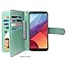 LG G6 Case, Harryshell(TM) Luxury 12 Card Slots Shockproof PU Leather Wallet Flip Protective Case with Wrist Strap & Removable Magnetic Back Cover for LG G6 (Mint)