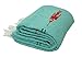 Open Road Goods Mint Green/Teal Thunderbird Heavyweight Yoga Blanket- Made for Yoga! Hand-Made Mexican Blanket (Acrylic Blend, XL)