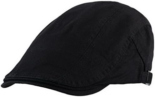 Ukerdo Cotton Flat Berets Hats for Men Cabbie Duckbill Cap Accessories