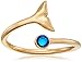 Alex and Ani Ring Wrap, Whale Tail, Stackable Ring, Size 5-7