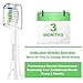 Replacement Brush Heads Compatible with Phillips Sonicare Electric Toothbrush DiamondClean, HealthyWhite, FlexCare, EasyClean, Essence+, PowerUp, 8 Pack by Jiuzhoudeal