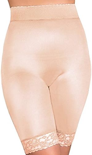 Long Leg Shaper w/Gripper Stretch Lace Bottom Beige 7X