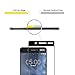 Orzero (2 Pack) Compatible for Nokia 5 Tempered Glass Screen Protector, (Full Coverage) 2.5D Arc Edges 9 Hardness HD Anti-Scratch Anti-Fingerprint (Lifetime Replacement)