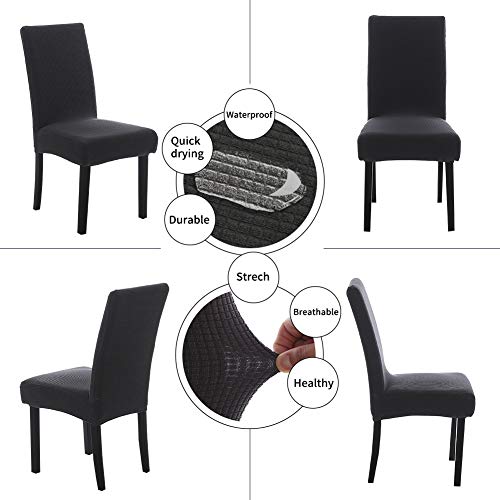 YIMEIS Waterproof Stretch Dining Chair Slipcovers, Water Repellent