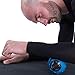 Bivi 4-Speed Vibrating Massage Ball - Therapy Ball for Myofascial Release, Replaces Lacrosse Ball Trigger Point Massage, Plantar Fasciitis, Foot, Back, Legs, Deep Tissue Massage Therapy (Blue)