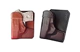 J&J Custom Fit Beretta PICO Formed Wallet Style Premium Leather Back/Cargo Pocket Holster (Black, Right)