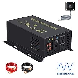 WZRELB 800W 24V 120V Pure Sine Wave Power Inverter