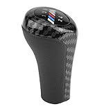 Acouto 5 Speed Manual Stick Gear Shift Knob Handle Shifter Head for 1 3 5 6 Series E30 E32 E46 E53 E60 E63 E83