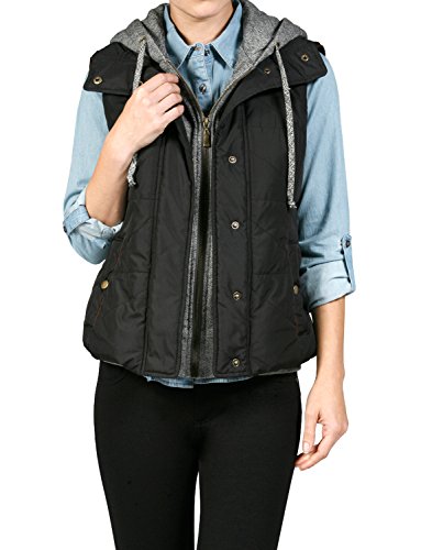 NE PEOPLE Womens Lightweight Quilted Zip Vest