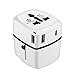 All in ONE Universal Plug Power Adapter with 4 Fast Charging USB Ports - International Travel US to UK, Europe, AUS, Italy, China Compatible with Sockets Over 150 Countries [UL Test Pass]