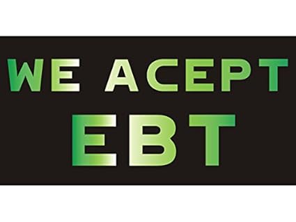 Amazon Com Bn1964 We Acept Ebt Shop Finance Banner Sign New