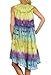 Sakkas 605 Desert Sun Caftan Dress / Cover Up - Green / Purple - One Size