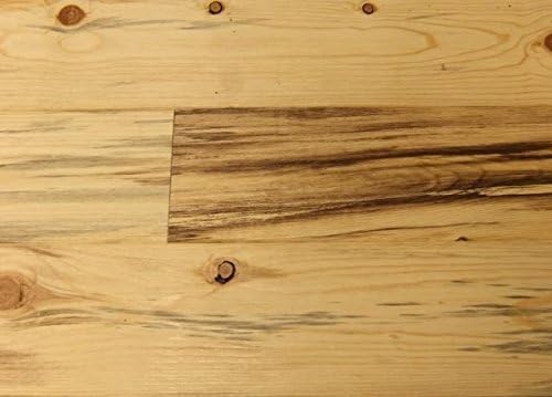 OLD WOOD UV-BSPP-TG-5.25 Fire-Reclaimed UV-Cured Rocky Mountain Ponderosa Pine Solid Wood Flooring