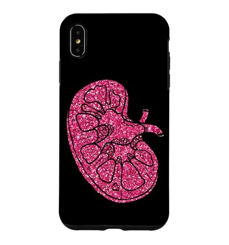 Dialysis Nurse Tech Technician Kidney Pink Diamonds Case for iPhone Xs Max