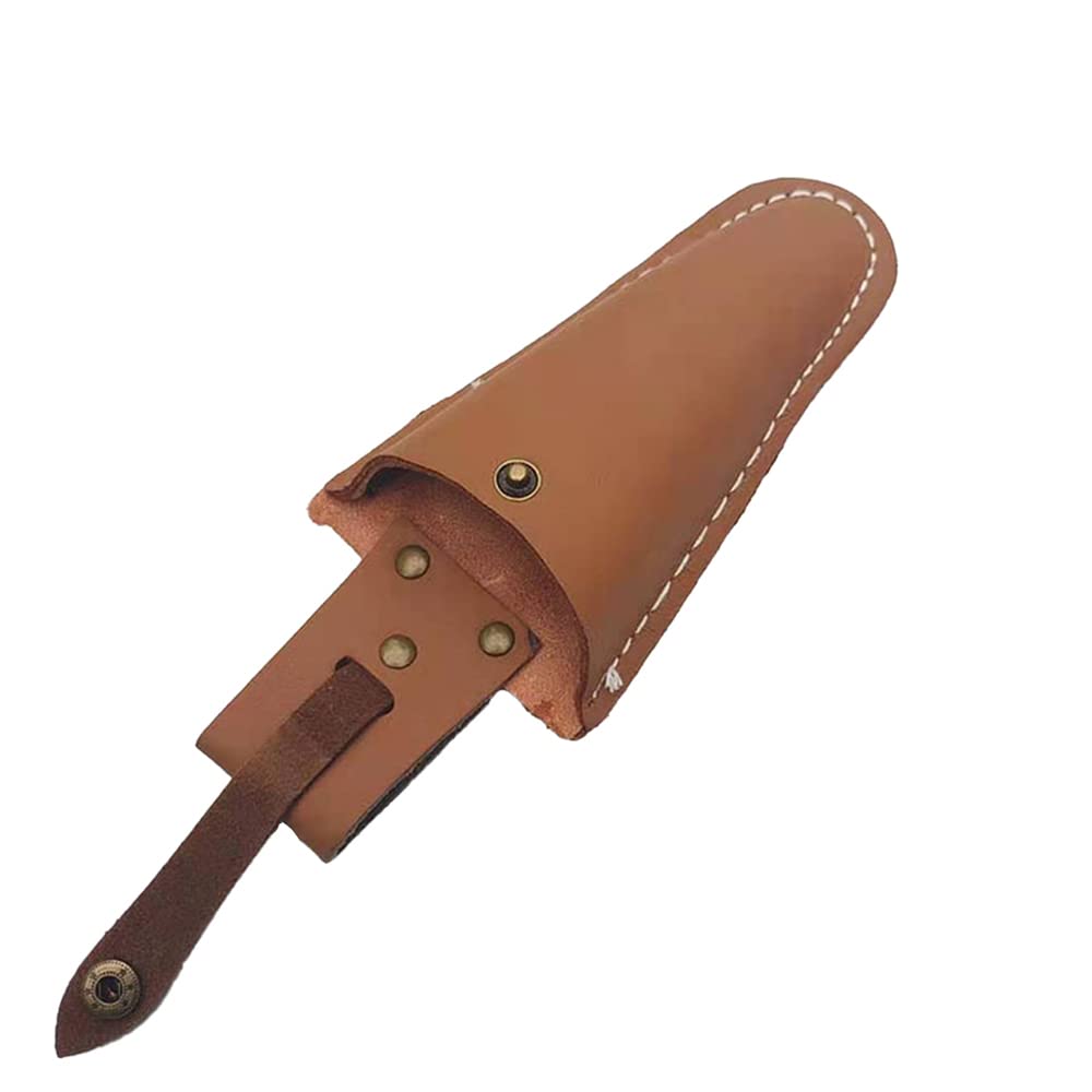 Scissor Pouch Holster with Belt, PU Leather Holster Protective Case Cover for Gardening Pruning Shears