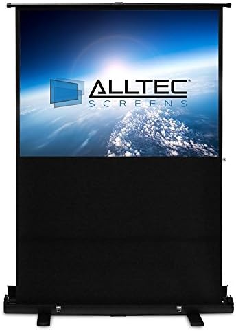 Alltec Screens ATS-FR80V Floor Rising Video Format Projector Screen 80" Diag.