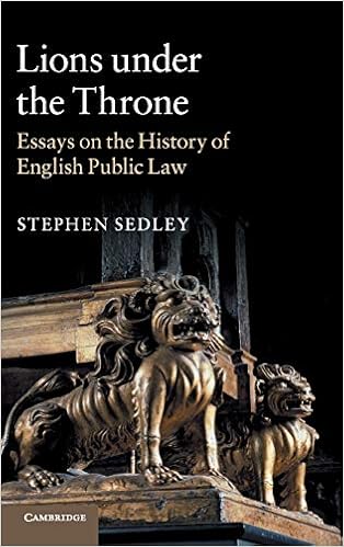 Lions Under The Throne Essays On The History Of English Public Law Sedley Stephen 9781107122284 Europe Amazon Canada