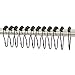 Amazer 2 Pack Shower Curtain Hooks Rings, Stainless Steel Rust-Resistant Shower Curtain Rings and Hooks-Set of 24- Matte Black