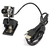 LE 20.0 M Pixel USB 6 LED Webcam Mic PC Laptop Camera