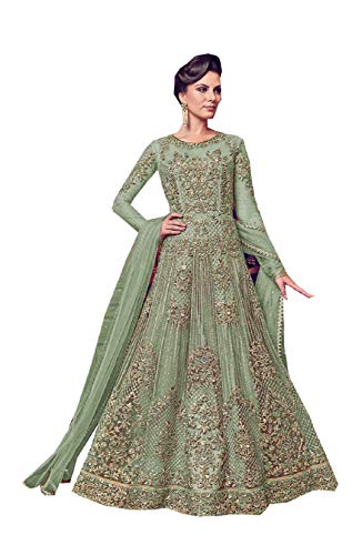 KAIRAFASHION Women’s Designer Indian Dress Ethnic Wear Anarkali Gown for Woman Swagat 6012