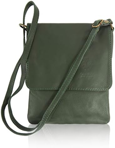 Women Mini Genuine Italian Soft Leather Verapelle Cross body Messenger Bag Shoulder Strap Hand Bag