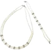 Luxury AAAA Pearl Necklace NATURAL Shape South Sea Cultured Pearl Necklace Bracelet 18k White GOLD Silver Her Graduation Daughter Birthday ONE Of KIND South Sea Pearl Akoya Necklace Bracelet