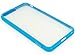 Bastex iPhone 7 Plus Case, Slim Fit Flexible Clear Transparent Rubber Back Cover Fused Sky Blue Side Bumper Snap Case for Apple iPhone 7 Plus / 7 Pro