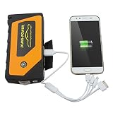 Funwill Portable Jump Starter Car Battery Charger Mini Power Bank LED Light 12V