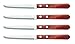 Tramontina Micro Serrated Scalloped Steak Knives, 4-Piece Set