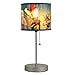 Idea Nuova Toy Story Stick Table Kids Lamp with Pull Chain,Metal, Themed Printed Decorative Shade