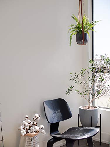 Plant Hanger | Hanging Planters for Indoor Plants | Adjustable Vegan Leather in Beige or Brown | Planter Holder for Pot or Basket to Hang from Wall (Mahogany Brown) - Thumbnail 5