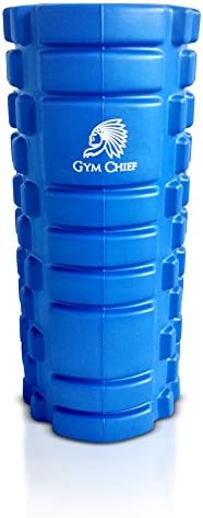 Gym Chief Foam Roller for Deep Tissue Tigger Point Muscle Massage - Blue